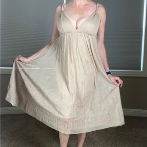 Empire style lace dress